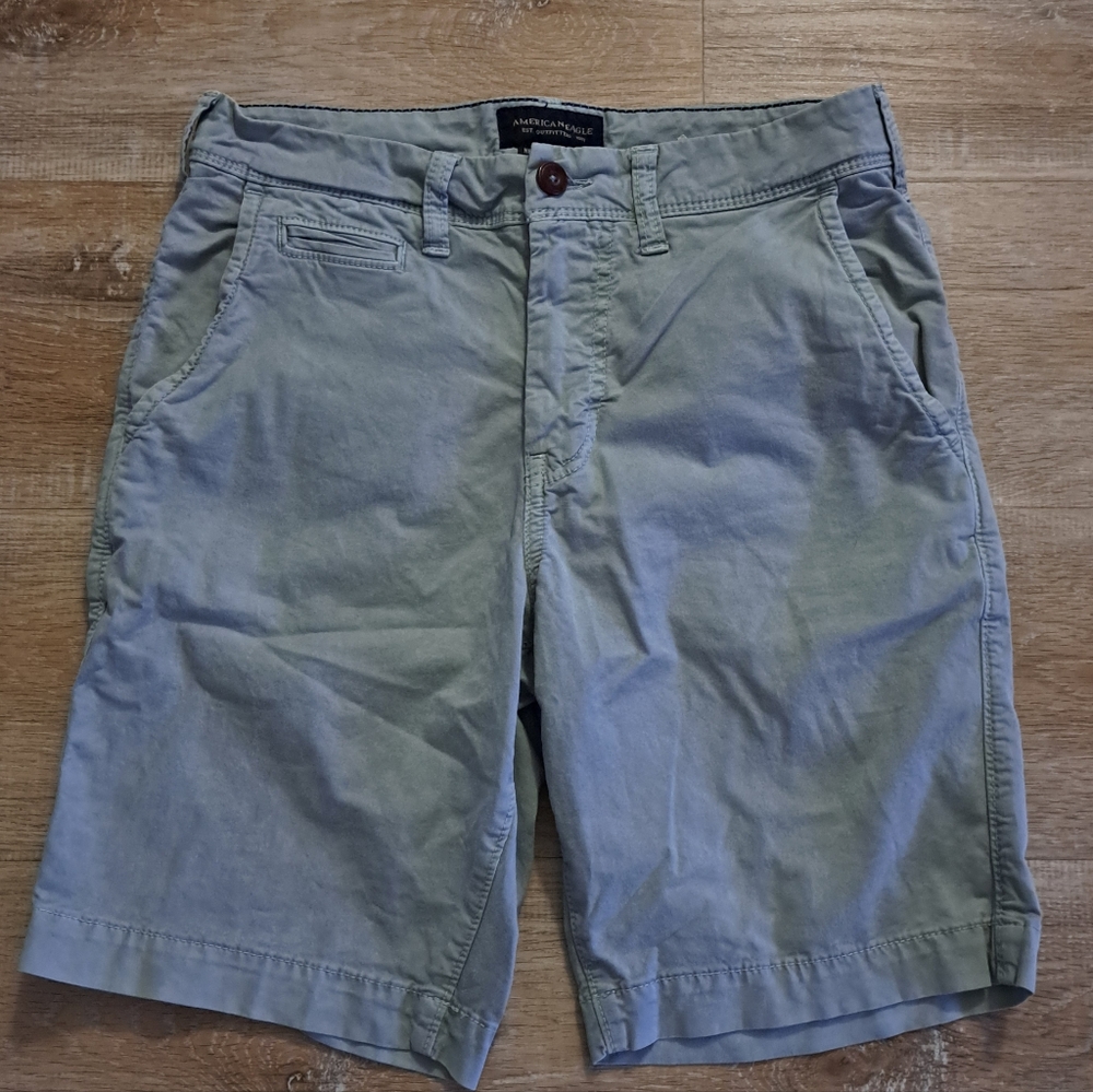 American Eagle Outfitters Next Level Flex Flat Front Chino Shorts Men's Size 28